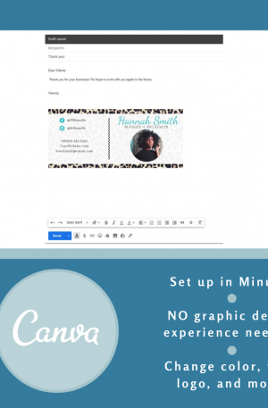 Email Signature Template – Leopard